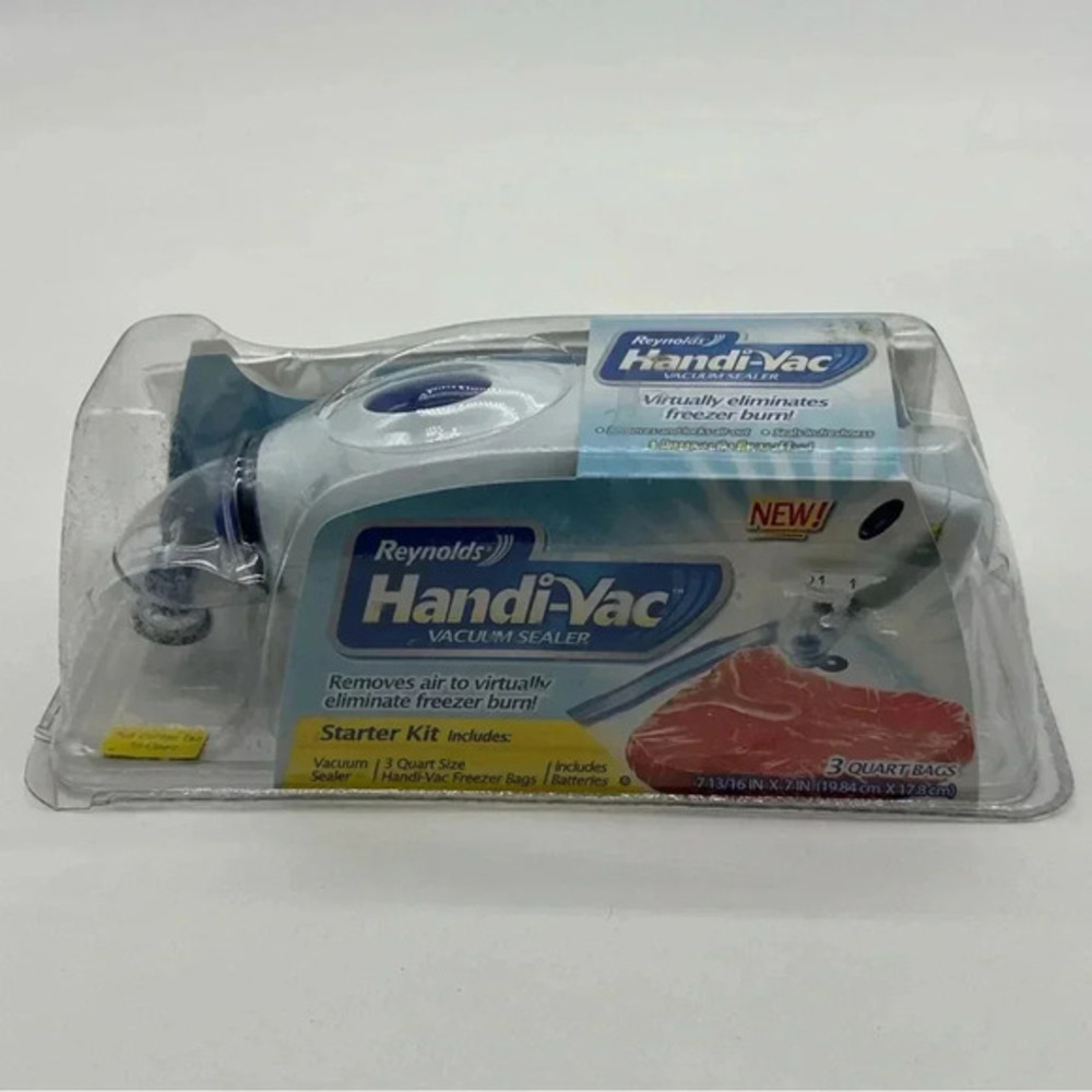 Reynolds Handi-Vac Vacuum Sealer‎ Starter Kit White NEW